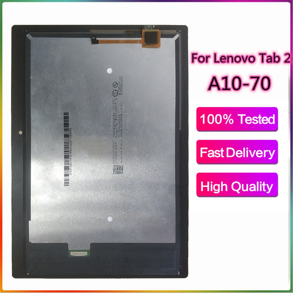 Lcd-scherm + Touch Screen Digitizer Volledige Vergadering Vervanging Voor Lenovo Tab 2 A10-70 A10-70F A10-70L
