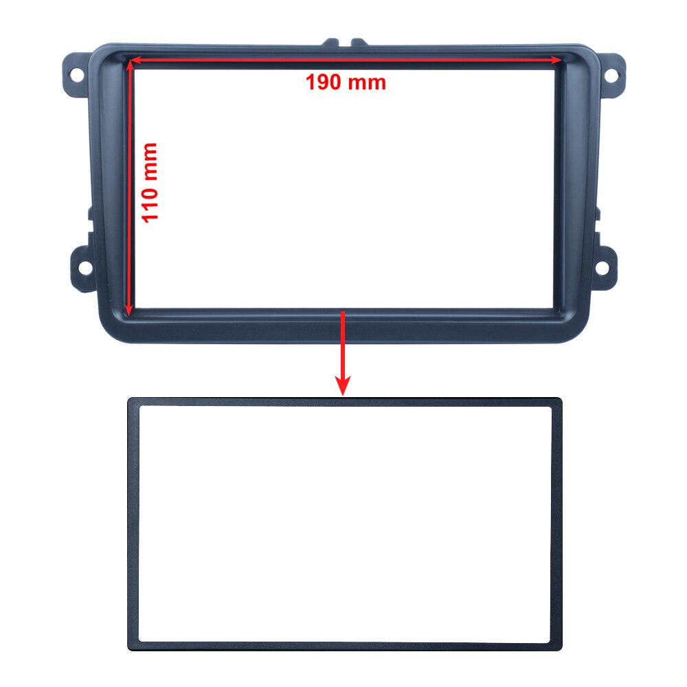 Universal Car DVD Frame / 2 Din Car DVD decorative Frame Retrofitting / DVD enclosure / framework