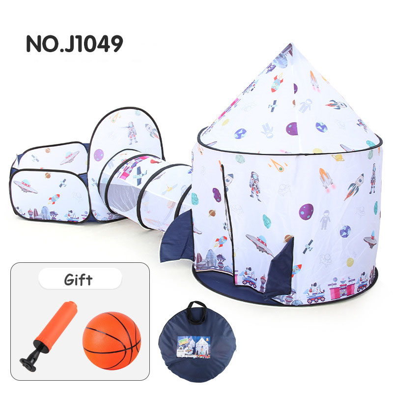 Children 3IN1 Indoor Outdoor Castle Princess Tent Bed Little Castle Princess Oversize House Folding Game Baby: 3IN1