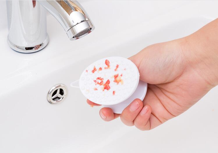 1pc gulerods yam kartoffelbørste ingefærskræller rengøringsbørste plastskraber frugt grøntsagsbørster let rengøring køkken  ok 0818