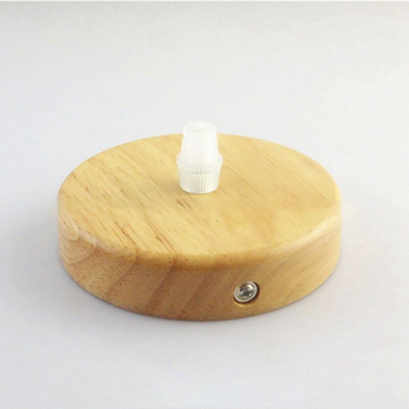 lamp base concise style modern Ceiling Plate Wooden ceiling holder e27 Lamp fitting chandelier Base DIY lighting accessories