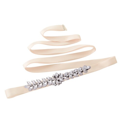 TRiXY S69 Hochzeit Gürtel Strass Gürtel Splitter Diamant Gürtel Braut Gürtel Hochzeit Kleid Zubehör Ehe Braut Braut Schärpen: Baby Rosa