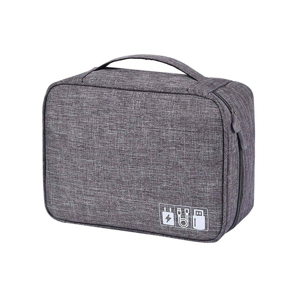 Phone Cord Protector Cable Management Organizer Digital Product Storage Bag Cable Management Cable Organizer Cord Hider: GRAY