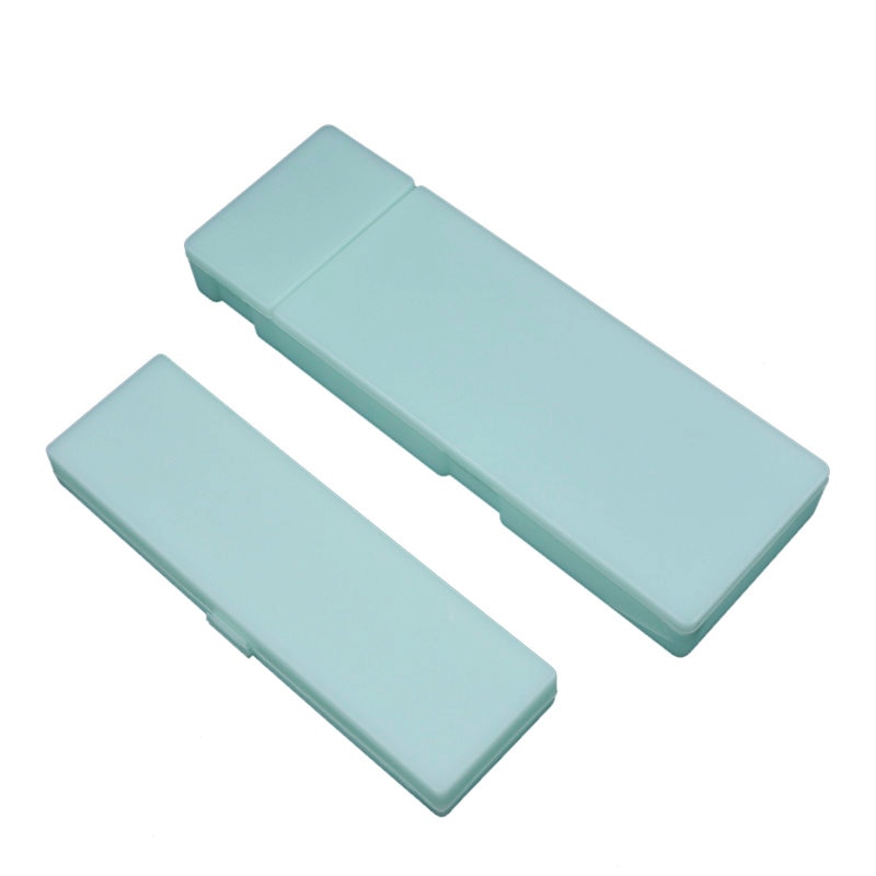 Leuke etui Pen Box Transparante PP Plastic Etui Voor Kinderen Mooie Kantoor Schoolbenodigdheden Materialen