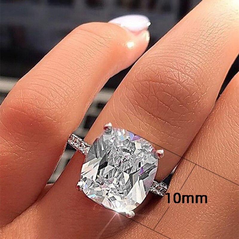Nouvelle Simple de luxe femme anneau fête anneaux de mariage pour les femmes mariée doigt bijoux meilleur
