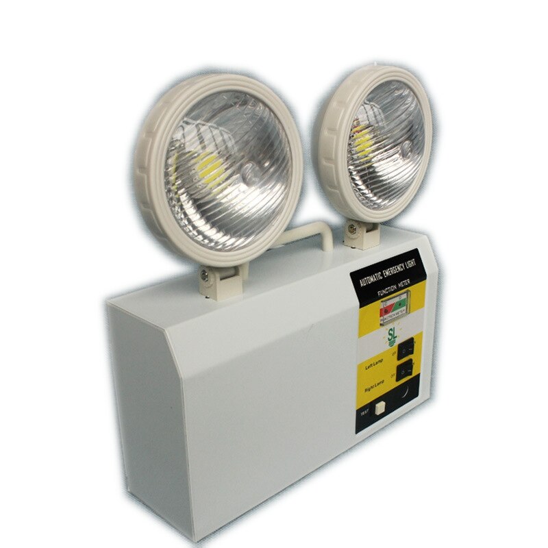 2x3W Two Heads Fire Emergency Firefighter Safety Accident Lamp Emergency Light exit sign batery emergencia firefighting light