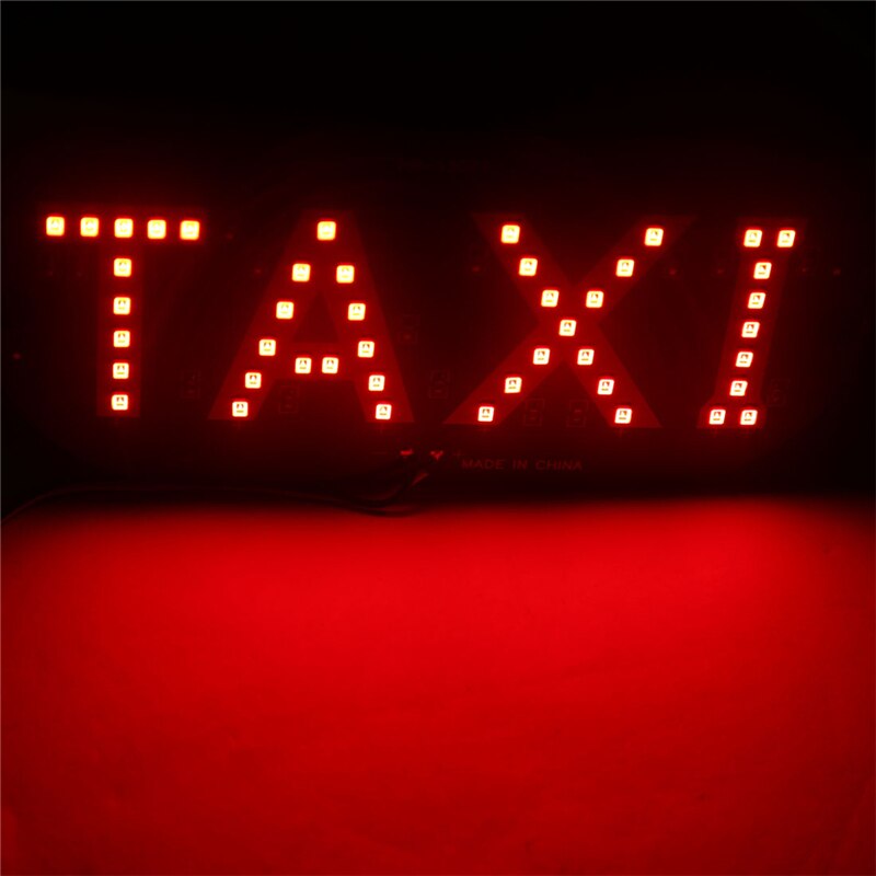 4 Kleur Taxi Cab Voorruit Voorruit Teken Wit Led Taxi Light Lamp