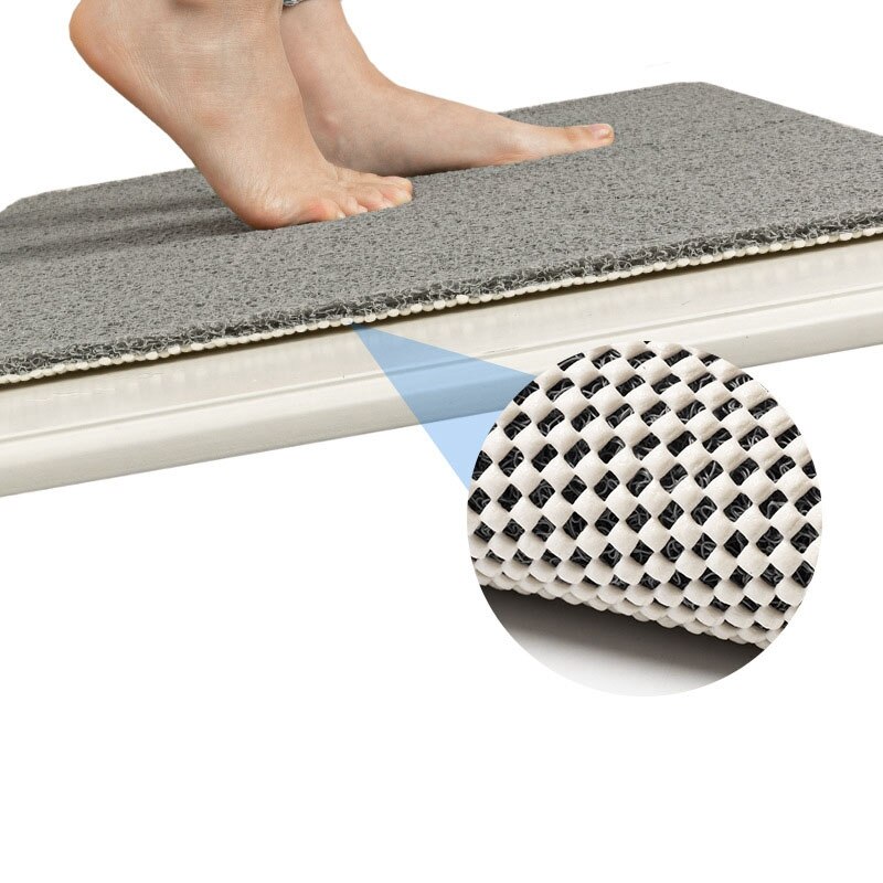 Douche Mat Bad Mat, Antislip Badmat Met Afvoer, sneldrogend Pvc Loofah Bad Mat Voor Bad