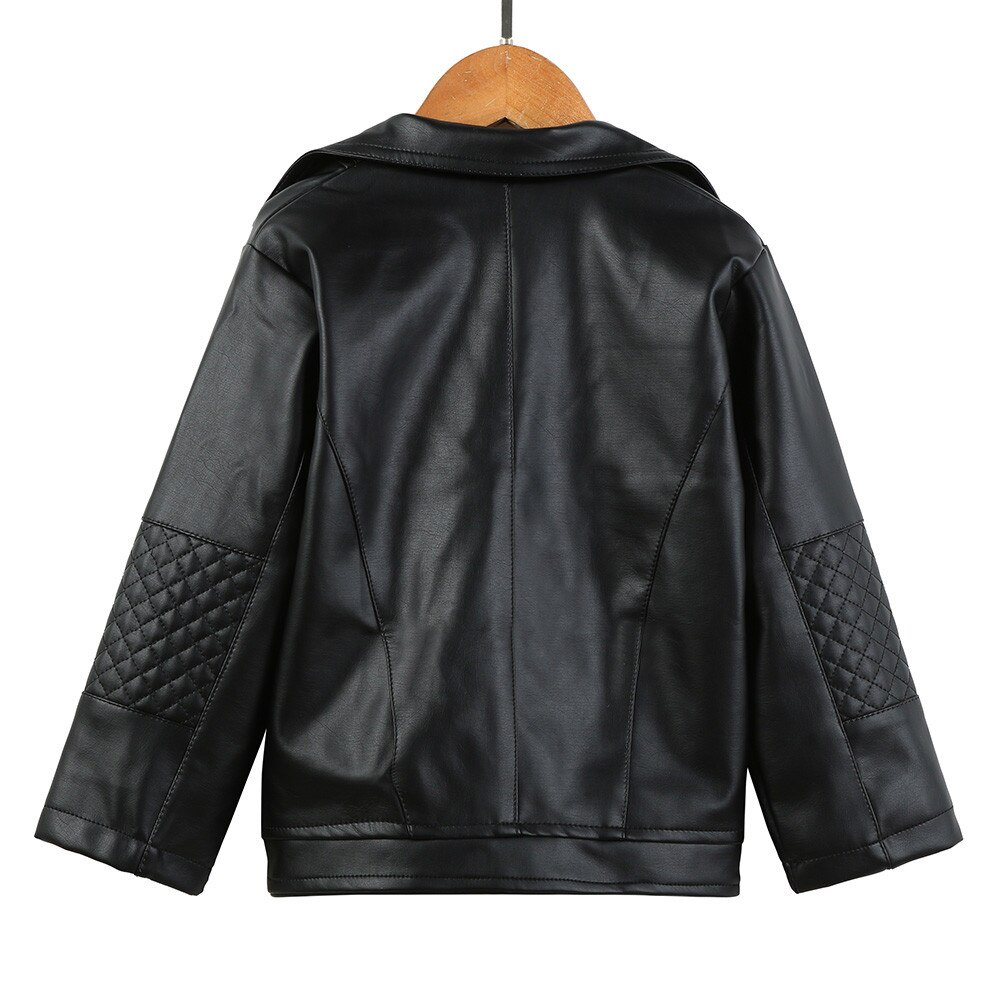 Lente Winter Kinderen Leren Jas Kids Baby Meisjes Jongens Uitloper Jas Korte Jassen Kinderen Kleding Куртка Куртка Для Мальчика