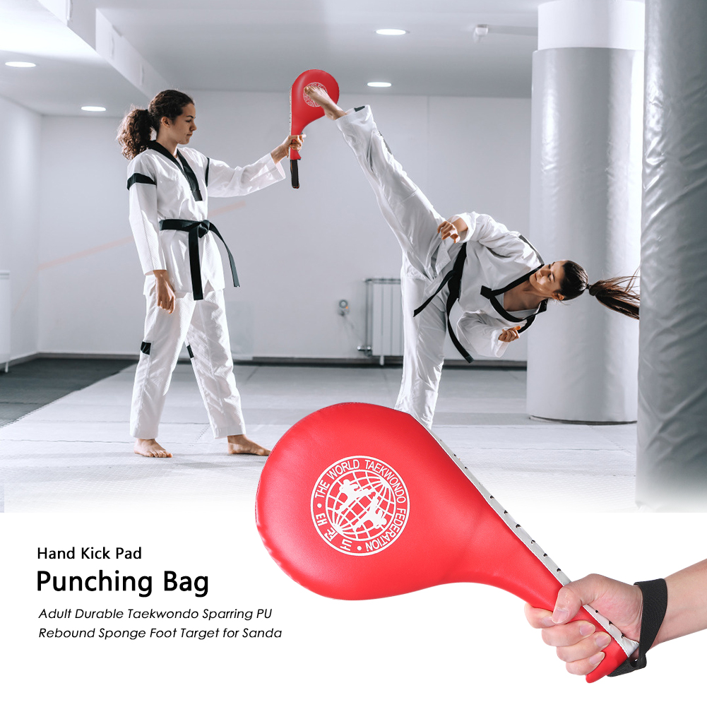 Taekwondo Boxing Pad Sanda Foot Target Punch Mma Hand Target for Kids Adult Boxer Karate Boxercise Training Punching Bag