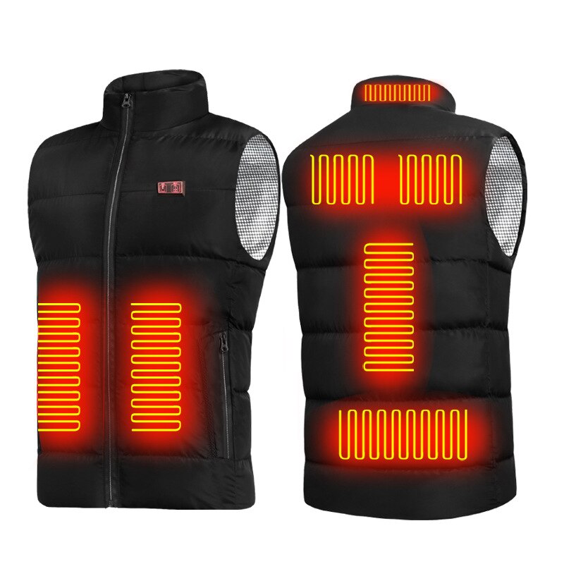 9 Heated Vest Jacket Men Women Coat Clothes Intelligent Electric Heating Thermal Warm Clothes Winter Heated Hunt