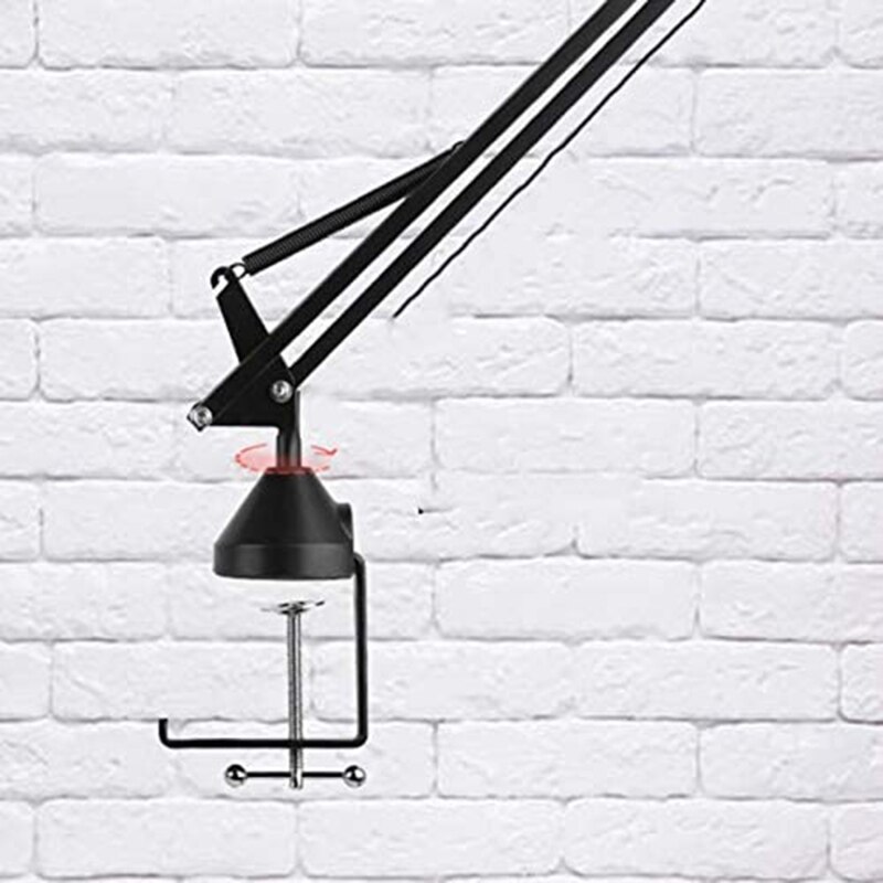 Universal C Shape Table Mount Clamp Heavy-Duty Cantilever Bracket Clamp for Microphone Suspension Boom Scissor Arm Stand Holder