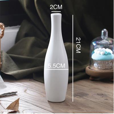 small fresh ceramic vase, European-style ceramic crafts, home office desktop decoration ,: style 1