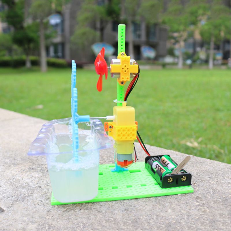 Automatische Bubble Maker Blower Machine Speelgoed Kinderen Assembleren Puzzel Baden Speelgoed Outdoor Activiteit Kinderen Vroeg Educatief