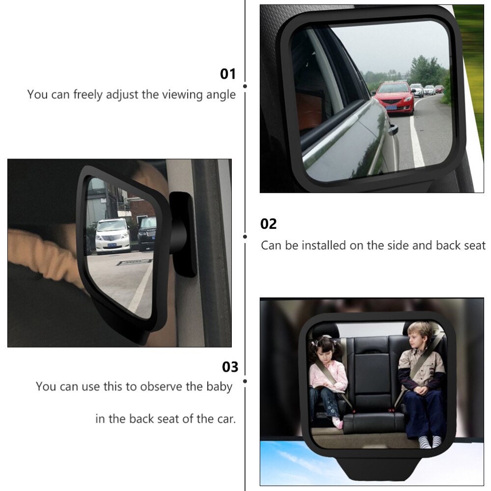 1Pc Verstelbare Draagbare Duurzaam Veilig Achterbank Spiegel Baby View Spiegel Voor Infant Kids Auto Kind