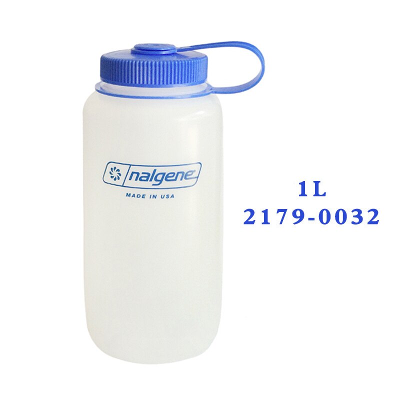 Nalgene draussen Sport Weithals-Wasserflasche, tragbar, auslaufsicher, Kunststoff-Trinkflasche, Reisen, Wandern, , Wasserbecher, 500/1000/1500 ml: 1000ML