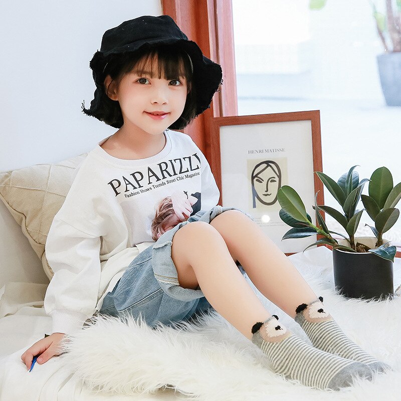 5 Pairs Schattige Kinderen Katoenen Sokken Peuter Baby Jongen Meisje Enkel Baby Casual Herfst Cartoon Dier Grappig Lot Pack crew Lente