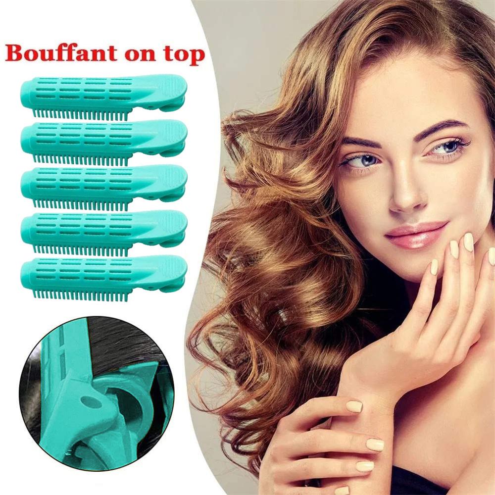 5Pcs Magic Hair Care Rollers Haar Krultang Clip Self Grip Volume Haar Krultang Clip Natuurlijk Krullend Styling Diy Tool