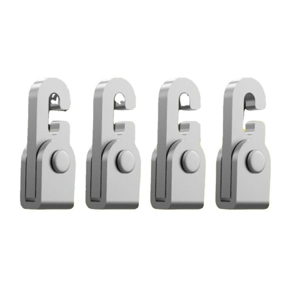 4 Teile/beutel Automatische Schloss Haken Mini Multi-zweck Keine Knoten Haken Camping Zelt Haken Keine Knoten Automatische sperren Camping ausrügestochen: mit Seil