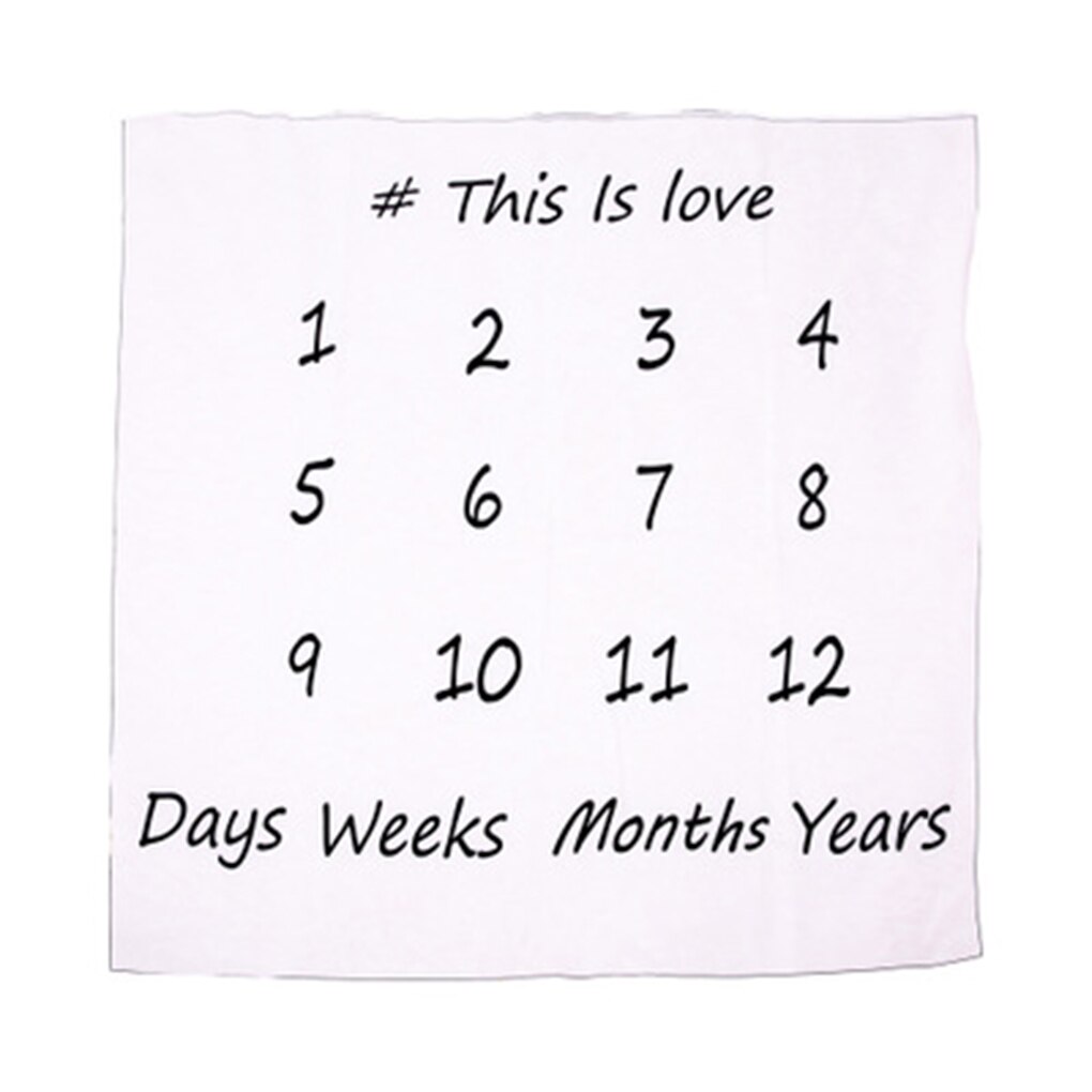 Cijfers Letters Baby Deken Baby Inbakeren Wrap Photo Prop Swaddler Kids Infant Inbakeren Sack Bag