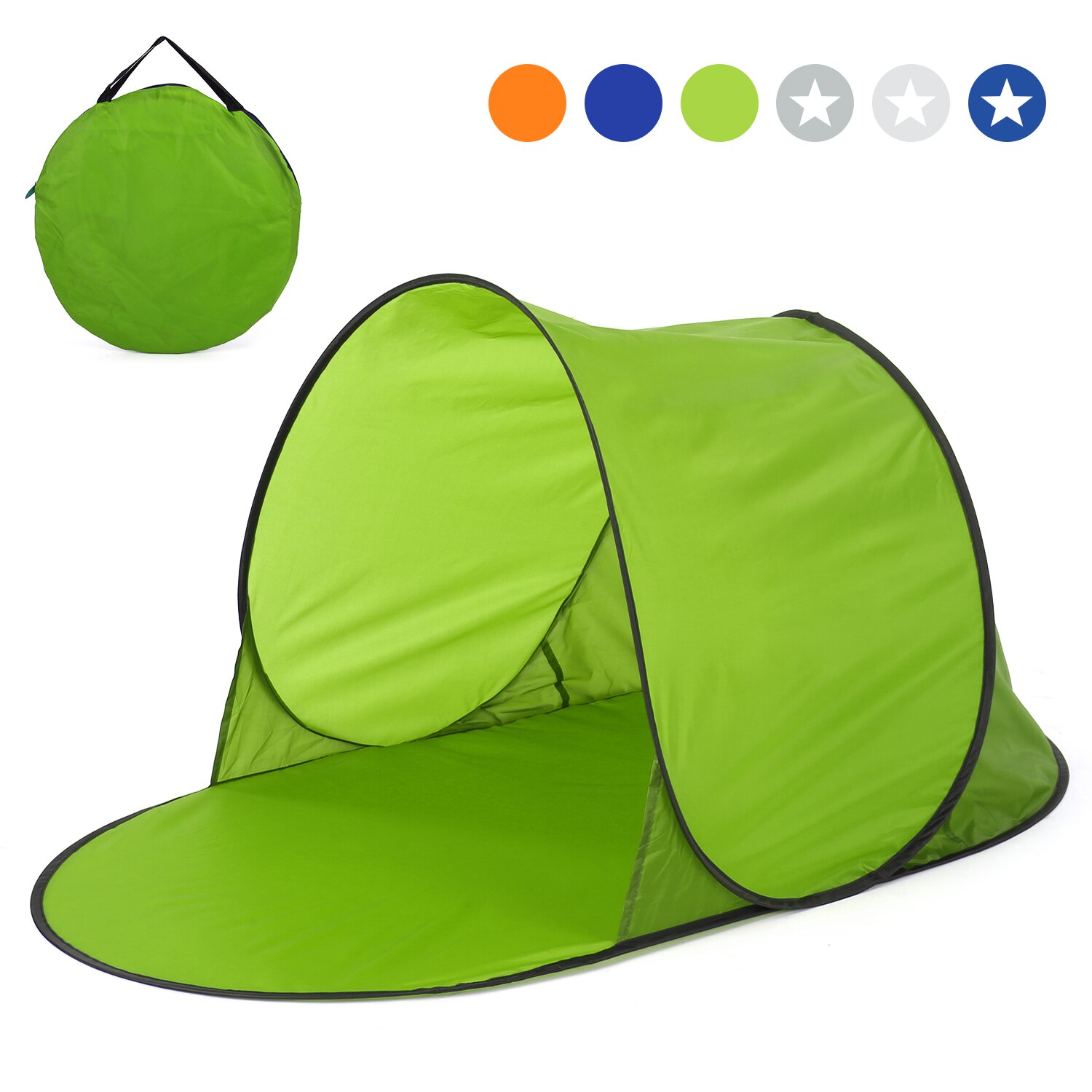 Tragbare Baby Strand Zelt Pop-up Zelt Sommer Meer Sonne Heime Garten Outdoor Camping BBQ Wasser-beständig Zelt outdoor Beachcanopy: Green