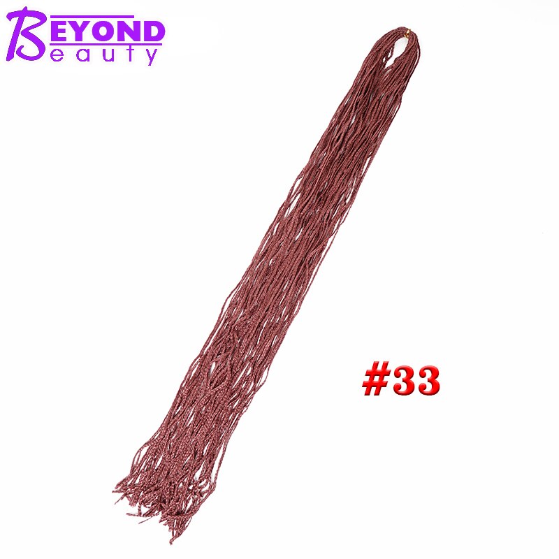Box Braids Extensions Hair For Crochet Braids Synthetic Braiding Hair Micro Braid Crochet Hair Zizi Braids 50g / pack: #33