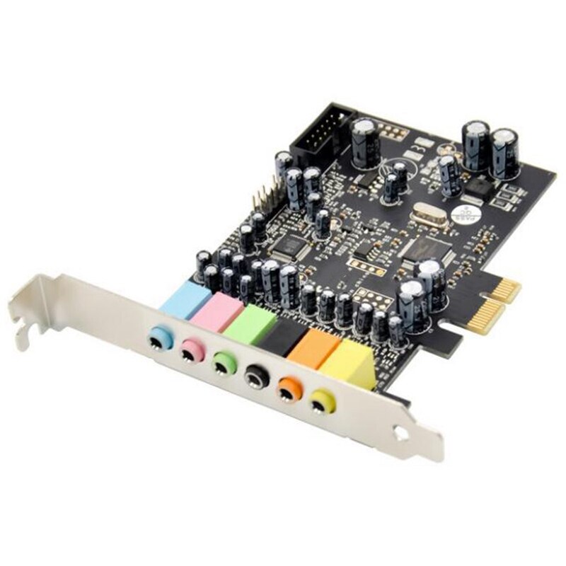 PCIe 7.1 Channel Sound Card CM8828 + CM9882A with SPDIF Bracket PCIe 7.1CH Analog Digital 3D Stereo Extension Card