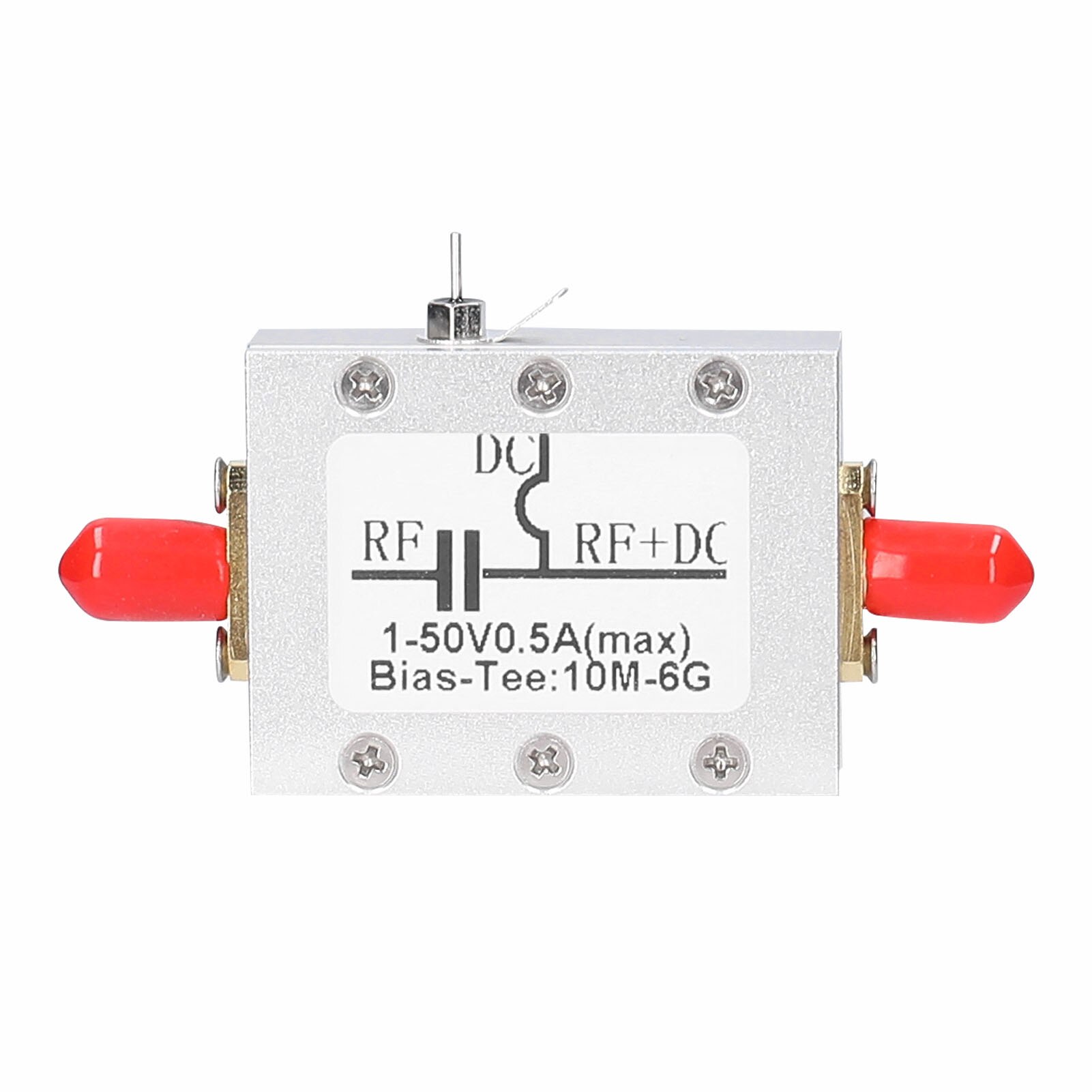 10MHz-6GHz High Frequency RF Biaser Blocker Coaxial Feed BiasTee Blocking Device