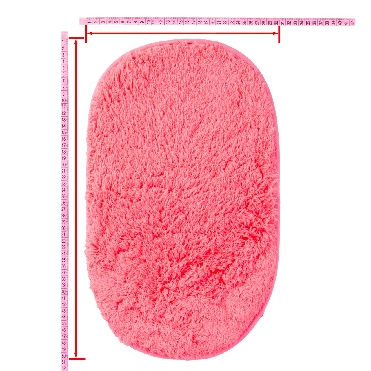 Pehmeä imukykyinen muistivaahtokylpy kylpyhuone makuuhuoneen lattia suihkumatto liukumaton matto 30*50cm: 3