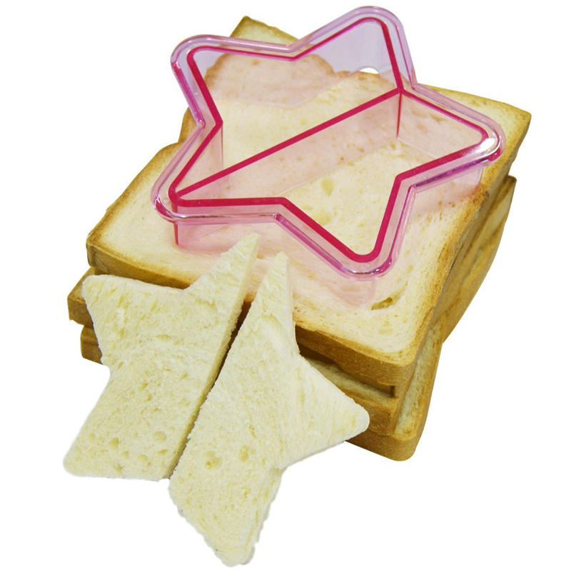 Kids Sandwich Cutters Mold Crust Cutter Toast Cookie Cutters Lunch Maker DIY Cute Shape Cooking Tools Kitchen Supplies: 4