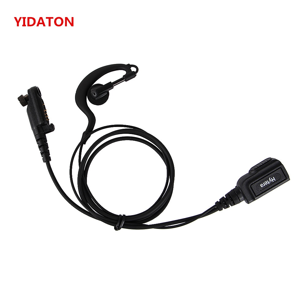 YIDATON Walkie Talkie Earhook Mic Earpiece Headset for HYT Hytera PD600 PD602 PD605 PD662 PD665 PD680 PD682 PD685 X1p X1e Radio