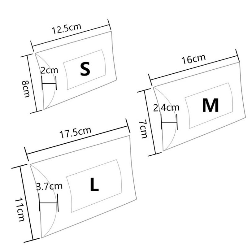 Boîtes à en papier Kraft en forme d'oreiller, emballage en carton pour bonbons, blanc et noir