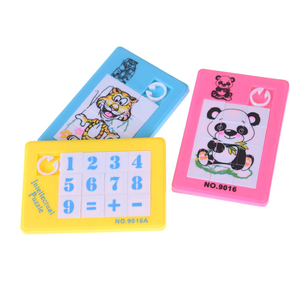 1 Pc Leuke Plastic Gebouw Puzzels Numbers Dieren Educatieve Puzzel Speelgoed Spel Stijl Kinderen Educatief Speelgoed