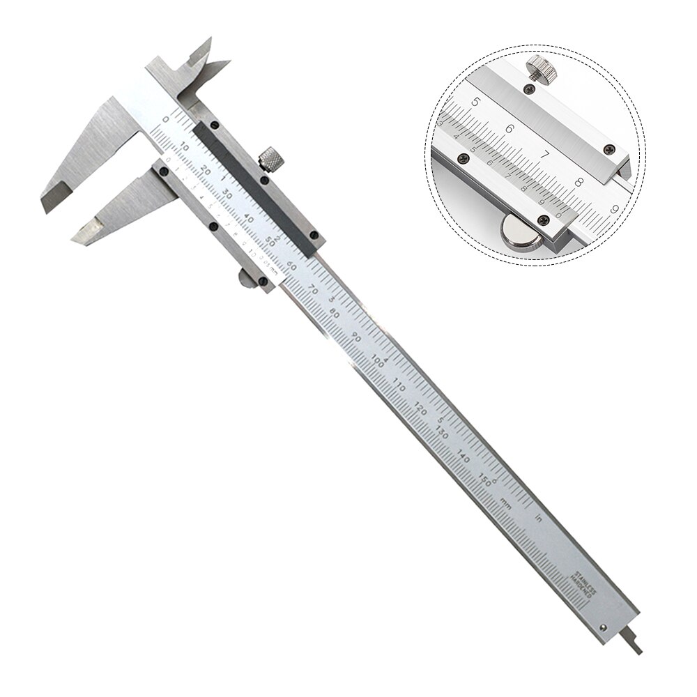 0-150mm Vernier Caliper Measuring Ruler Metal Digi... – Grandado