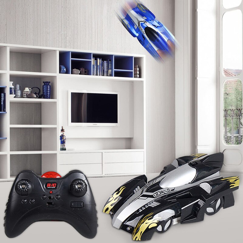Nouvelle télécommande escalade voiture Rc avec Led lumières 360 degrés rotation cascadeur jouets antigravité Machine mur voiture