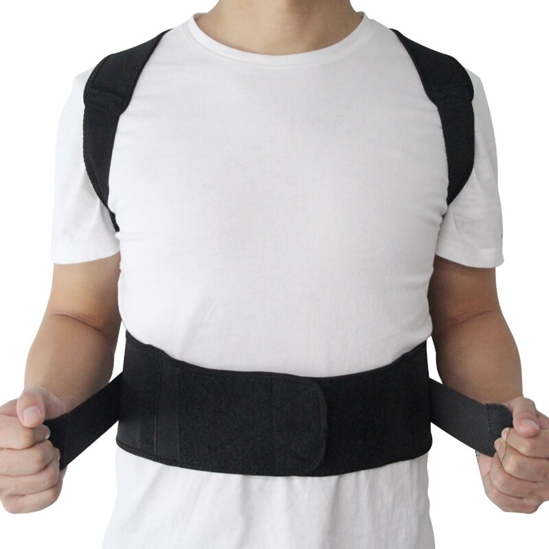 Magnetisk terapi kropsholdning korrigerende skulder ryg støtte bælte til mænd kvinder størrelse m