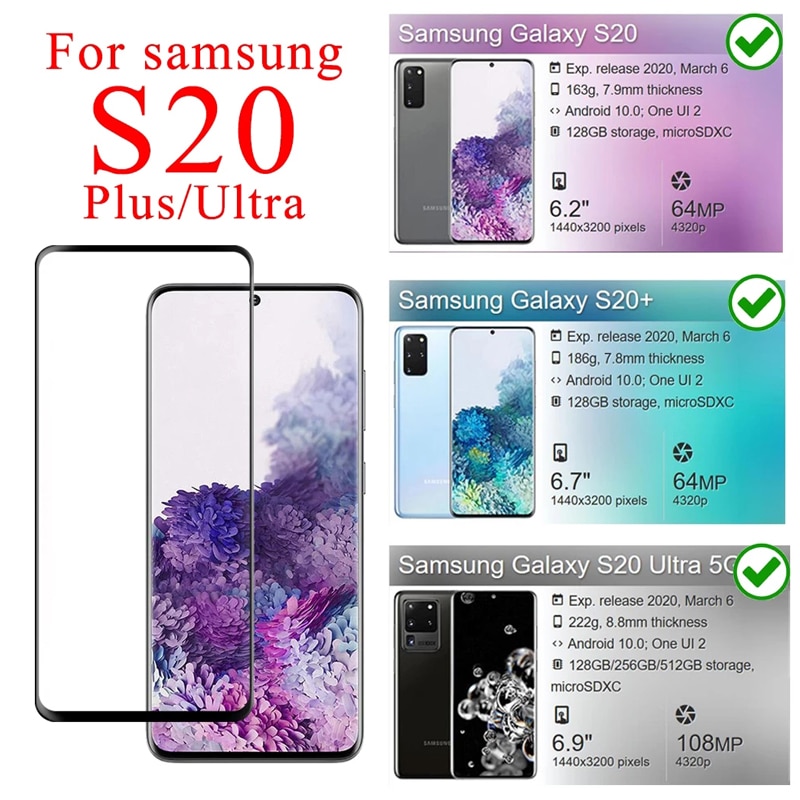 2-In-1 Gehard Glas Voor Samsung Galaxy S20 Fe S21 S20 Plus Ultra Camera Lens En Scherm protector Voor Samsung S20Fe S 21 Film