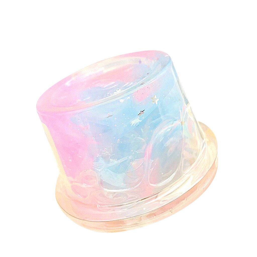 Plastilina de cristal para niños y adultos, arcilla polimérica educativa de textura suave y exprimible para aliviar el estrés, juguete de aprendizaje , modelo LL3