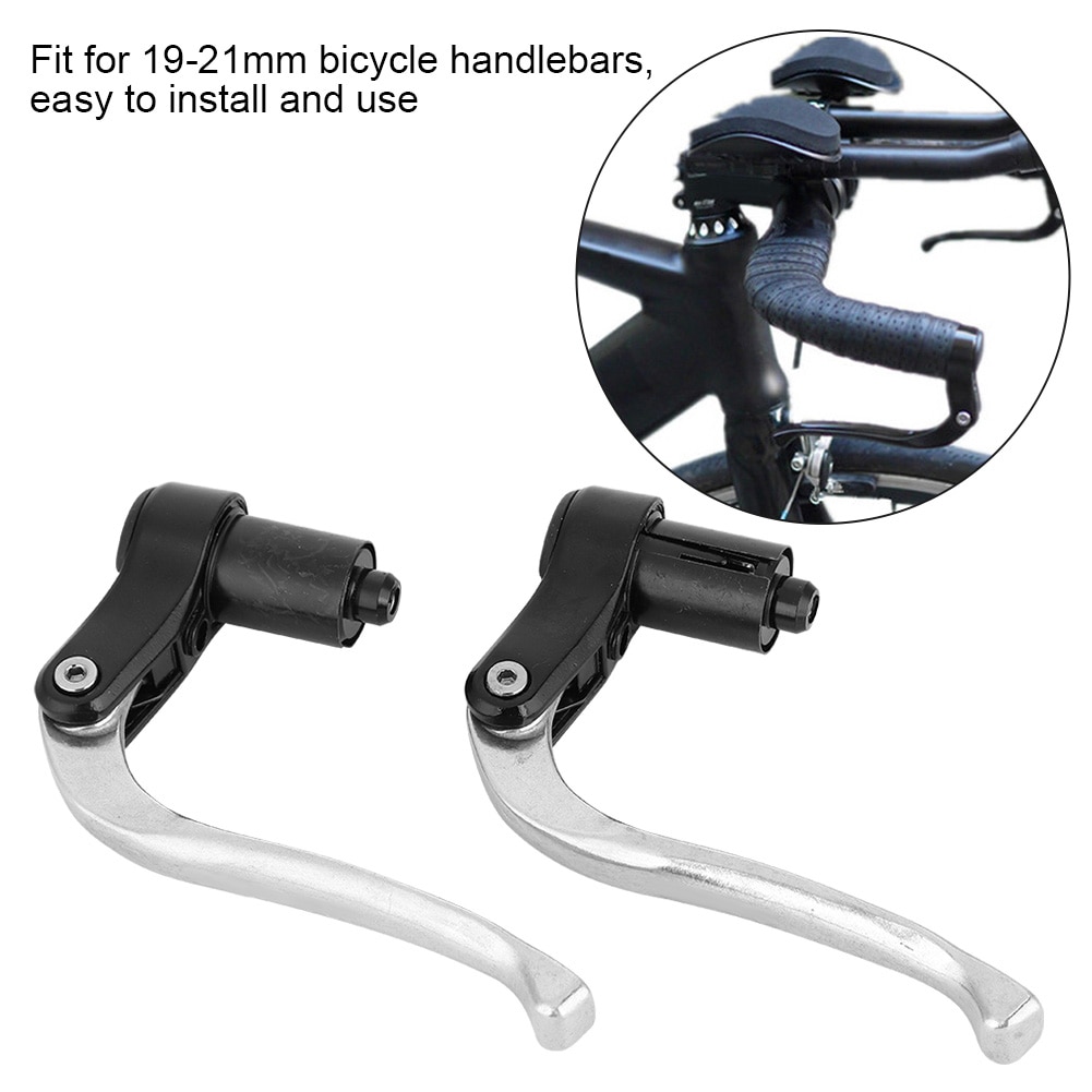 1 paar fietssturen mtb fixed gear racefiets remhendel stuur tt triatlon bar end voor fiets