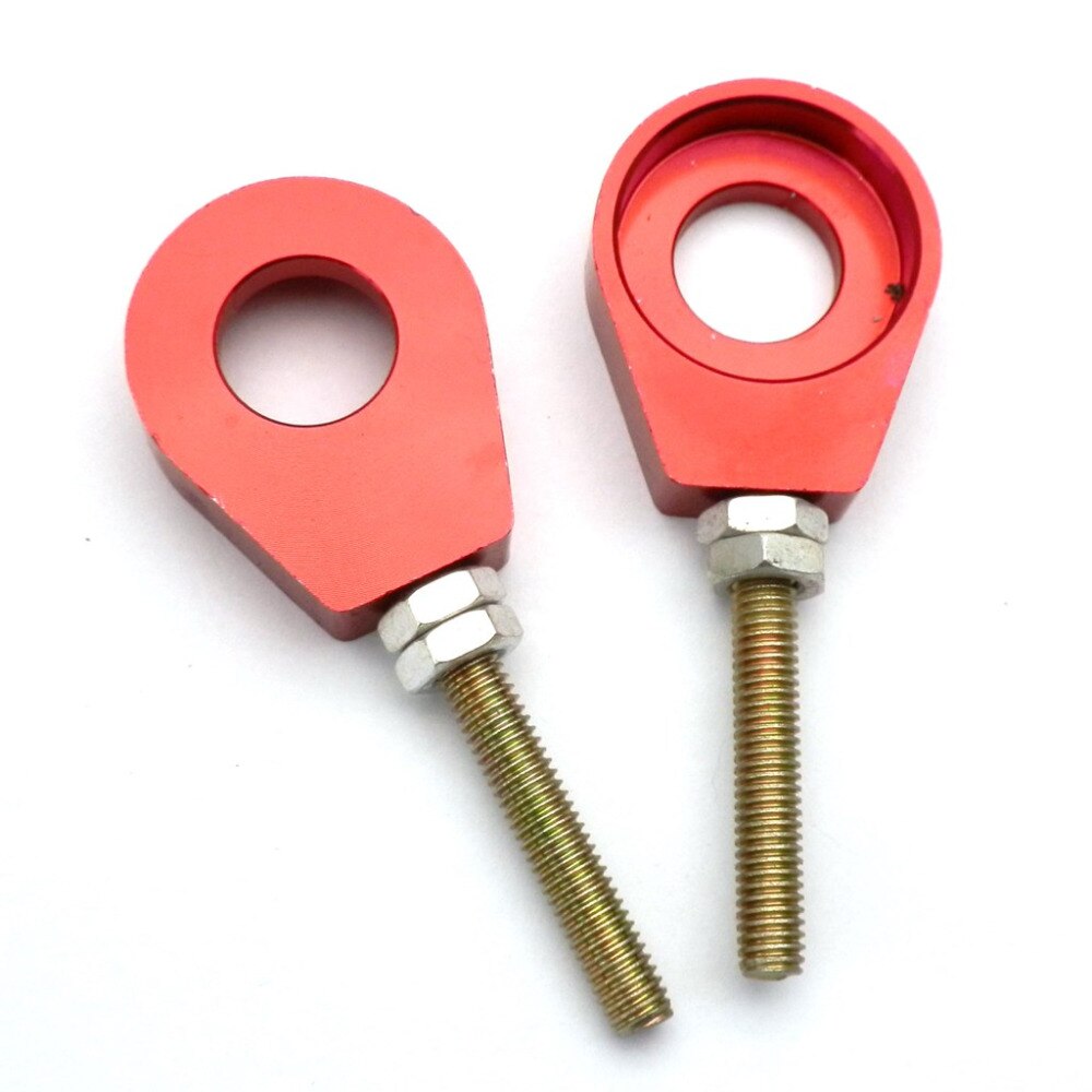 2 szt. 15mm napinacz łańcucha regulacyjne robić XR CRF 50 70 dół brud rower'i niebieski czerwony srebrny czarny dostępny