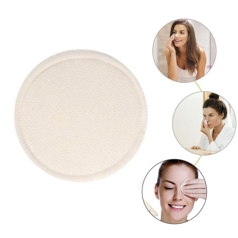 Makeupfjernerpuder servietter vaskbare ansigtsrensepude makeupfjerner genanvendelige vatrondeller håndklæde 12 stk bambus genanvendelig: Default Title