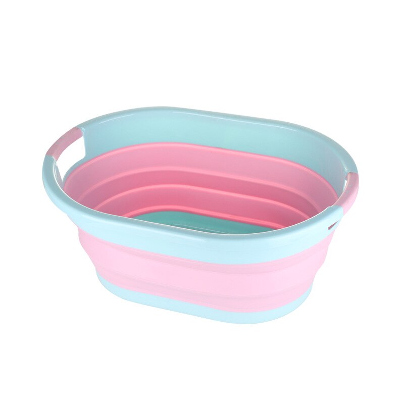 Dog Bath Tub Cat Bath Tub Teddy Dog Small Dog Bath Bucket Foldable cleaning supplies pet bathing tool pet bathing tool: Blue powder 5kg pet