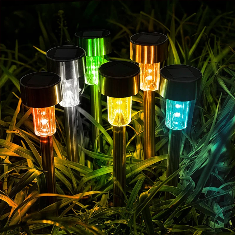 Solar Light Garden Decoration Tools Outdoor Solar Powered Lamp Waterproof Landscape Lighting for Pathway Patio Yard Lawn: ROSE / 10 W