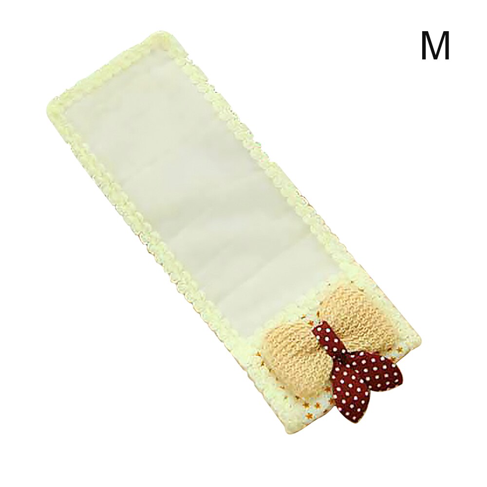 TV air conditioner remote control dustproof cover cute fabric lace bow remote control bag soft bow: 08