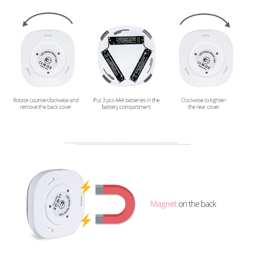 Motion Sensor Nachtlampje Drinkbaar 10 LED Kast Verlichting Batterij Aangedreven Draadloze Kast IR Infrarood Bewegingsmelder Wandlamp