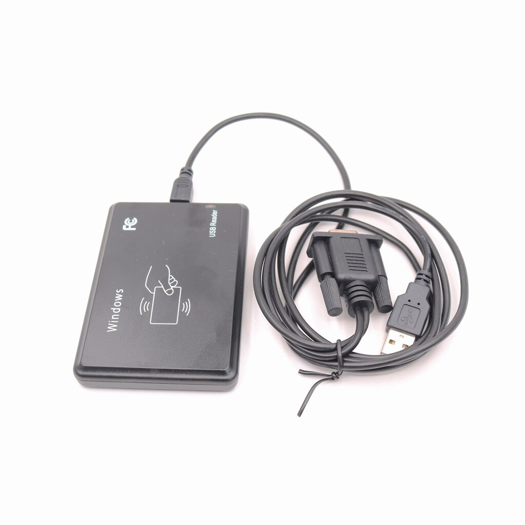 RS232 RFID 13.56Mhz IC Reader ISO14443A S50 S70 Card Reader Serial Port