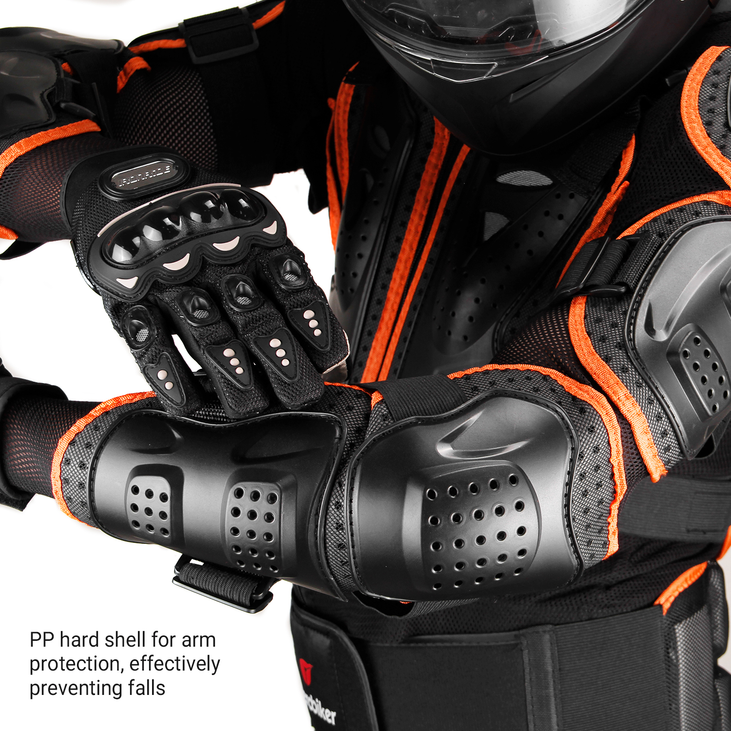 Neue Motorradjacken Herren Ganzkörperpanzer Schutzjacken Moto-Cross Enduro Rennen Moto Schutzausrügestochen Kleidung S-4XL