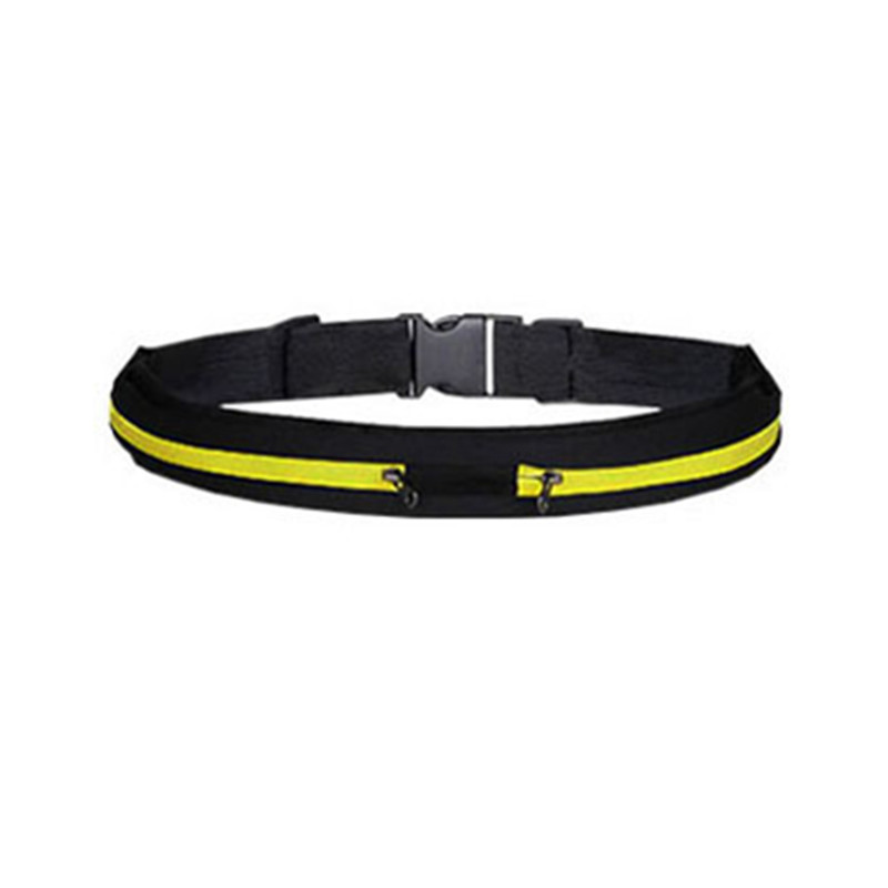 Sports Bag Running Waist Bag Pocket Jogging Portable Waterproof Cycling Bum Bag Outdoor Phone Anti-theft Pack Belt Bags: Yellow Waist Bag