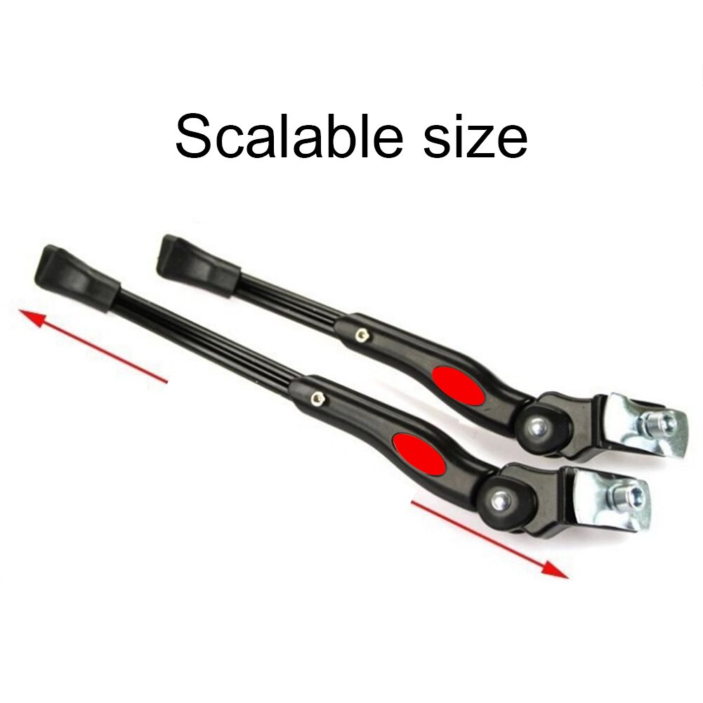 Adjustable Bike Kickstand Suitable 16-26inch Wheel Dia Bicycle MTB Road Bike Parking Rack Mountain Bike Support Side Kick Stand