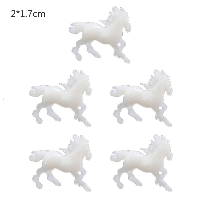 5Pcs Silicone Mini Corsa E Jogging di Modellazione Cavallo Stampo In Resina Landspace Ripieni di Gioielli In Resina di Otturazioni Colata di Resina Arte Artigianato